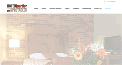 Desktop Screenshot of hotelquartierdesspectacles.com
